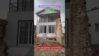 90 metre Prefabrik Ev Turu ve Fiyatı PART 1 [upl. by Gruber]