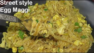 ఎగ్ మ్యాగీStreet style Egg Maggi recipeEgg Maggi in TeluguMaggi masala recipeEgg Noodles recipe [upl. by Shapiro]