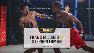 Frans Mlambo vs Stephen Loman  Bantamweight Battle from BRAVE CF 1  FREE Fight [upl. by Darbee126]