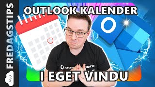 Hvordan åpne Outlook kalender i eget vindu [upl. by Constantia]