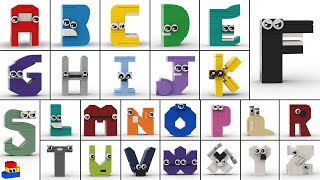 How to make UPPERCASE Alphabet Lore out of LEGO every letter AZ [upl. by Duquette]