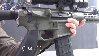 KRYTAC TRIDENT Mk2 SPR 箱出し試射動画 [upl. by Thgiled]