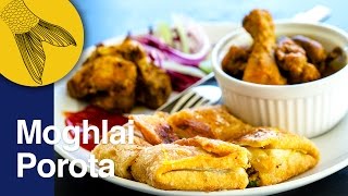 Mughlai Paratha  How to make Bengali Moglai Porota  Moglai Porota Recipe Bangla [upl. by Citarella247]