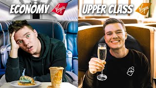 Virgin Atlantic Upper Class vs Economy  WORTH THE UPGRADE [upl. by Ahsap]