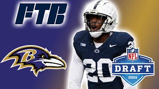 Scouting Baltimore Ravens 3rd Round Pick Penn State DELB Adisa Isaac [upl. by Papagena]