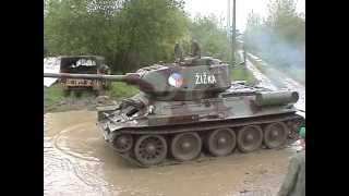 Střední tank T3485 v akci Medium Tank T3485 in action Средний Танк Т3485 в действии [upl. by Nanci]