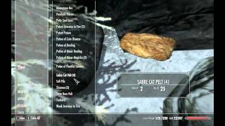 Unlimited Skyrim Crafting mats Weapons Armor and Gold in Dawnstar  Very very easy trick [upl. by Ahsimik]