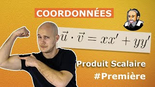 Calculer un PRODUIT SCALAIRE avec les COORDONNÉES  Première [upl. by Robina]