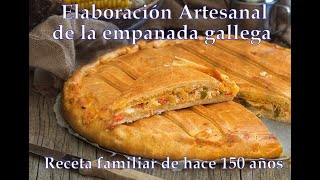 MANUEL VILELA VASQUEZ MAESTRO PANADERO enseña la elaboración de la empanada gallega tradicional  3 [upl. by Norrahs]