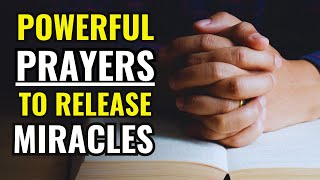 POWERFUL PRAYERS TO RELEASE MIRACLES  Evangelist Fernando Perez [upl. by Ymma]