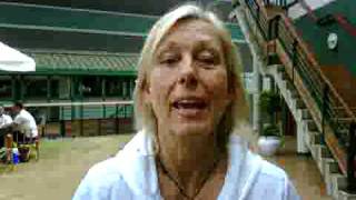 Martina Navratilova wishes the Dame Kelly Holmes Legacy Trust happy birthday [upl. by Giuliana]