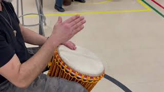 Yankadi djembe pattern [upl. by Uranie711]