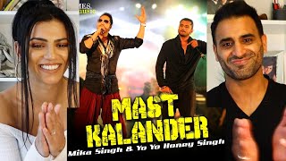 MAST KALANDAR Song REACTION  Mika Singh  Yo Yo Honey Singh  Punjabi Songs [upl. by Auguste]