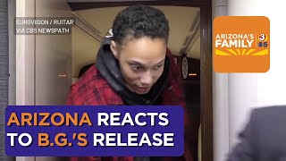 TEAM COVERAGE Arizona reacts to Brittney Griners release from Russian prison [upl. by Alessig962]