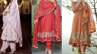 Beautiful Punjabi Frock Suit With Salwar Designs 💕 punjabi suit design ideas [upl. by Dammahom]