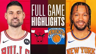 BULLS at KNICKS  FULL GAME HIGHLIGHTS  April 14 2024 [upl. by Amieva]