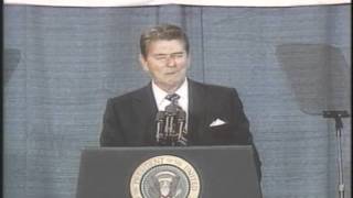 Ronald Reagan tells threelegged chicken joke [upl. by Iliam]