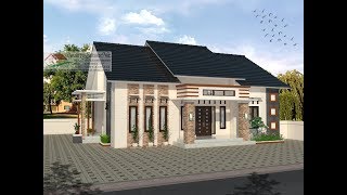 Modern House 13x10 4 K Tidur Desain Rumah Minimalis Lantai 1 [upl. by Ellerad62]