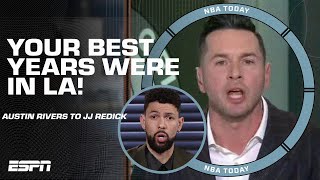 Austin Rivers responds to JJ Redick calling out Doc Rivers for Bucks’ struggles  NBA Today [upl. by Mosi815]