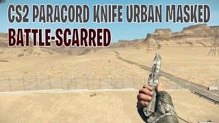 Paracord Knife Urban Masked BattleScarred  CS2 Skin Showcase 294 [upl. by Ahsinauq672]