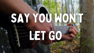 Say You Wont Let Go  Fingerstyle Guitar Cover Christian Version [upl. by Citarella648]