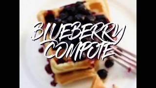 Blueberry Compote Recipe [upl. by Carlee]