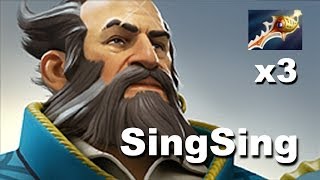 SingSing Kunkka 3 Rapiers Heaviest Game v2 [upl. by Orvil]