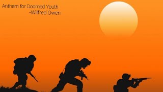 Wilfred Owen poetry  Anthem for Doomed Youth  Interpretation and analysis  Tamil [upl. by Pawsner]