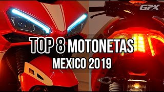 Las mejores MOTONETAS de México 2020  Las más Rápidas y ahorradoras TOP 8 [upl. by Gilmore]