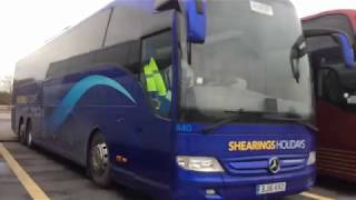 SHEARINGS HOLIDAYS MercedesBenz Tourismo BJ16KXO [upl. by Oiralih804]