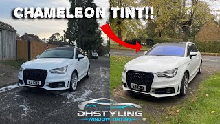 GETTING CHAMELEON TINT ON MY AUDI A1 [upl. by Zurkow]