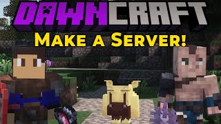 How To Make a DawnCraft Server Play DawnCraft with Friends [upl. by Dnaltiak]