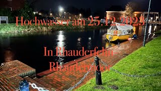 Hochwasser in Rhauderfehn Rhaudermoor 25122023 [upl. by Sihonn]