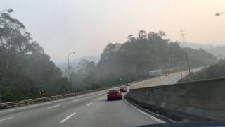 BMW F30 328i Msport M performance at Karak highway Gombak  Bentong [upl. by Veljkov959]