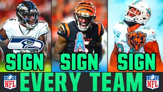 One Free Agent Each NFL Team MUST SIGN This Offseason  2024 Free Agency Fit For Every NFL Team [upl. by Introk]