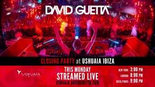 GuettaCollege Closing Party STREAMED LIVE from Ushuaïa Ibiza [upl. by Marna]