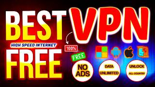 100 Free VPN  No Ads  Unlimited Data  Free VPN for LaptopPC  Android iPhone  High Speed Net [upl. by Berwick]