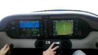 Cessna 400 Columbia GPS Approach to Minimums [upl. by Yla487]