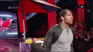 Dean Ambrose Saves John Cena from The Authority WWE RAW [upl. by Timmons]