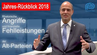 Jahresrückblick 2018 Erfolge und Tiefpunkte im Bundestag – Boehringer spricht Klartext 40 [upl. by Kella]