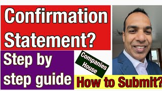 How to submit confirmation statement to companies house Step by Step guide [upl. by Radack]