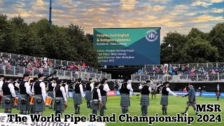 Boghall amp Bathgate Caledonia PB  Grade 1 MSR  World Pipe Band Championship 2024 [upl. by Alleul935]