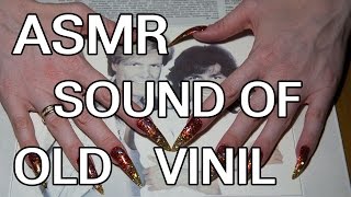 ASMR ear to ear sound scratching tapping vinyl [upl. by Hyams]