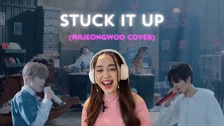 HAJEONGWOO ‘STUCK IT UP’ COVER REACTION  Kalo kata gua sih mereka perfect banget [upl. by Alex612]