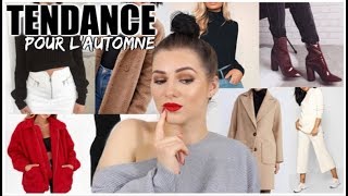 JE VEUX 😍 LES TENDANCES AUTOMNE HIVER 2018 WISHLIST [upl. by Suidualc]