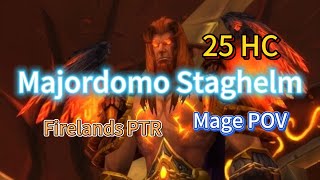 Majordomo Staghelm  25 HC  Firelands PTR  Mage POV [upl. by Udall]