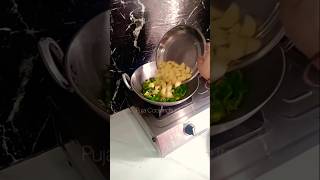 Aloo shimla mirch recipe  cooking cookingrecipes simplecooking pujacookingslife [upl. by Amik]