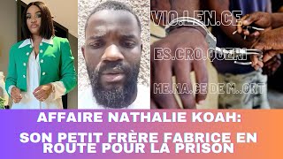 Le petit frère de Nathalie Koah en route pour la prison [upl. by Oecam]