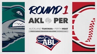 Auckland Tuatara  Perth Heat R1G1 [upl. by Asilla]