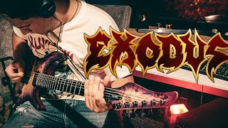 EXODUS Prescribing Horror Guitar Cover By OCOS Guitarist [upl. by Ahkeber970]